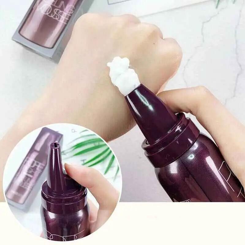NEOGEN Pore-Perfecting Cleansing Mousse bottle with pump in deep plum purple, 80g